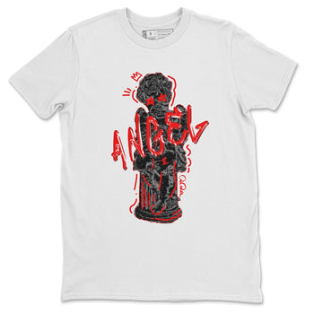 Air Jordan 6 Toro Bravo Sneaker Match Tees Baby Angel Sneaker Tees 3D Graphic Design Shirts AJ6 Toro Bravo Sneaker Release Tees Unisex Shirts White 2