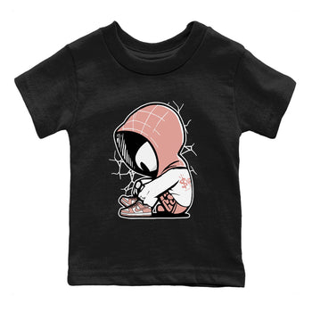 Dunk Low WMNS Rose Whisper shirt to match jordans Baby Spider sneaker tees Dunk Rose Whisper SNRT Sneaker Release Tees Baby Toddler Kids Black 2 T-Shirt