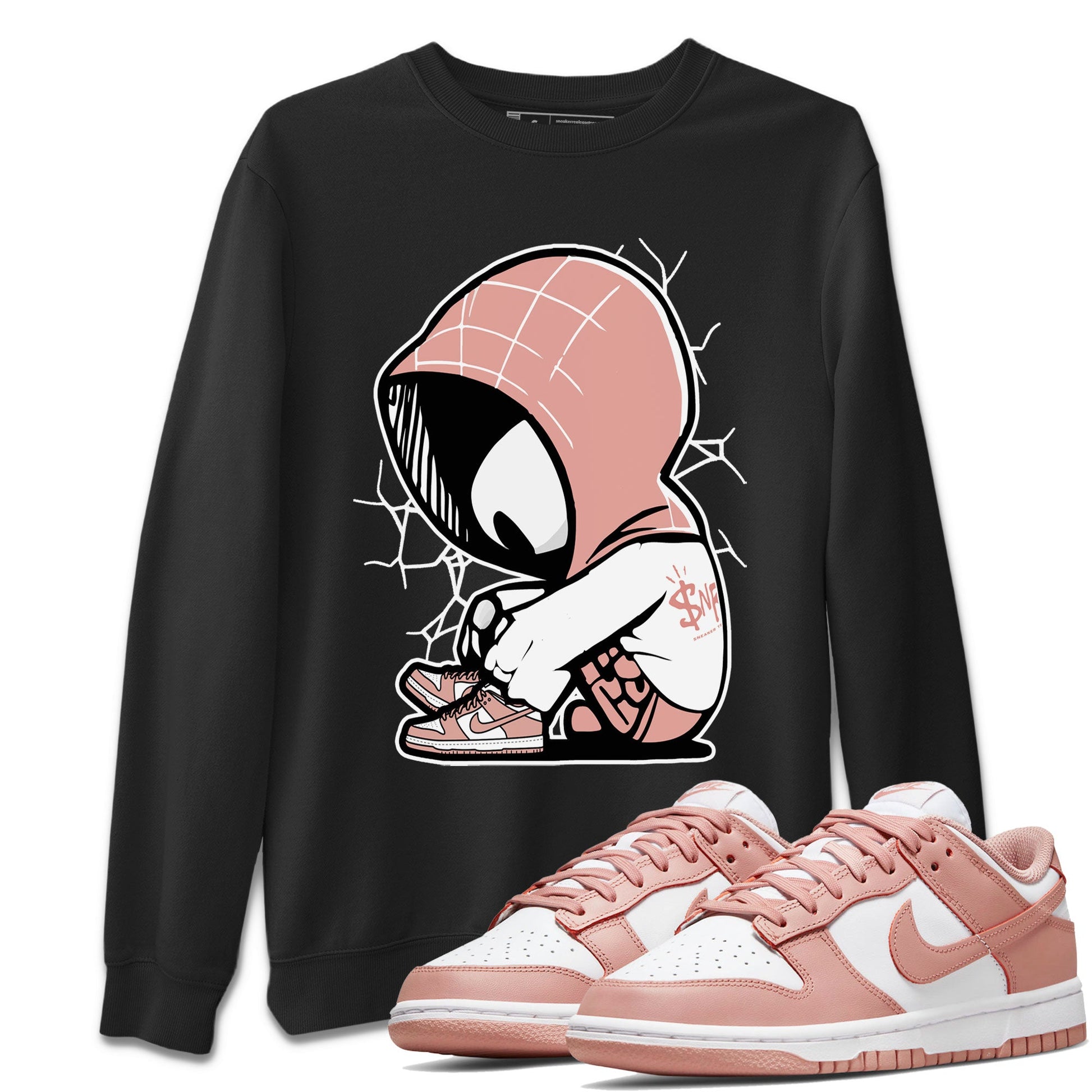 Dunk Low WMNS Rose Whisper shirt to match jordans Baby Spider sneaker tees Dunk Rose Whisper SNRT Sneaker Release Tees Casual Unisex shirts Black 1 T-Shirt