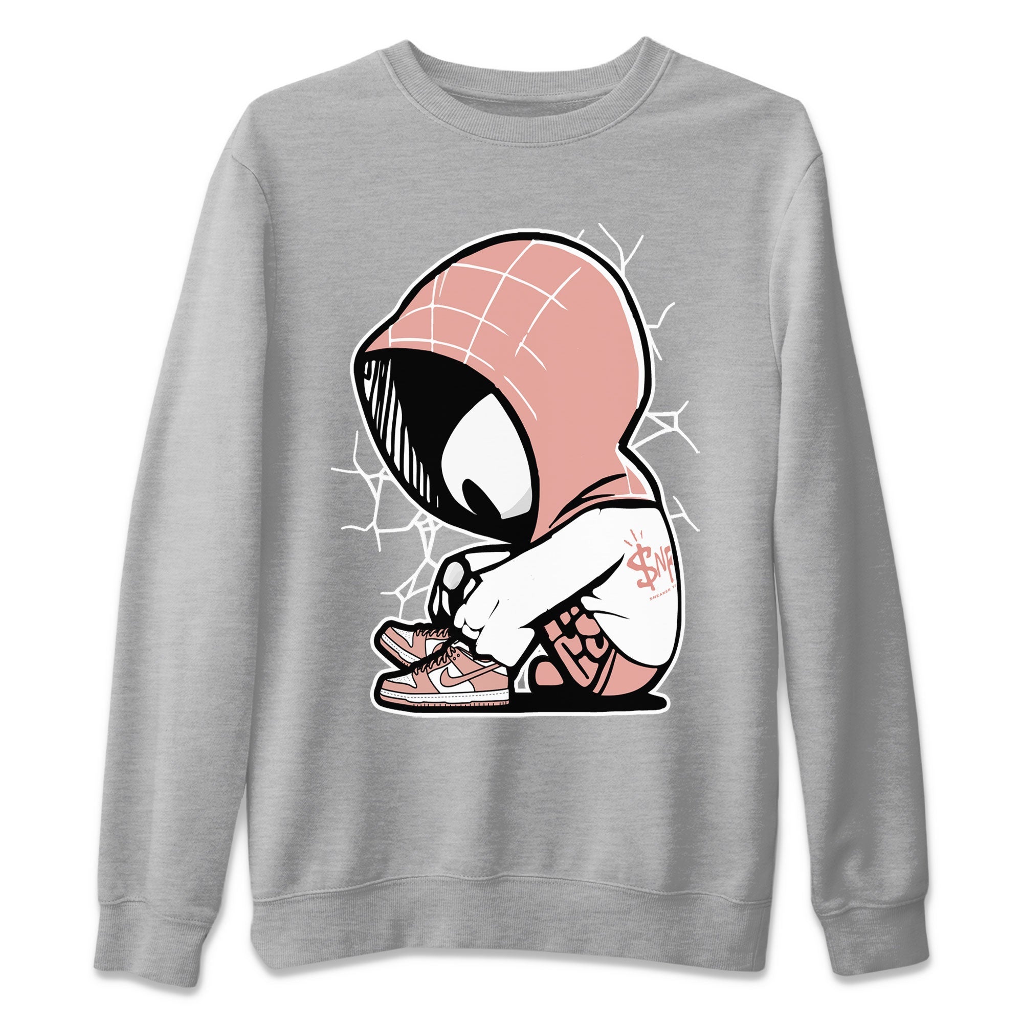 Dunk Low WMNS Rose Whisper shirt to match jordans Baby Spider sneaker tees Dunk Rose Whisper SNRT Sneaker Release Tees Casual Unisex shirts Heather Grey 2 T-Shirt