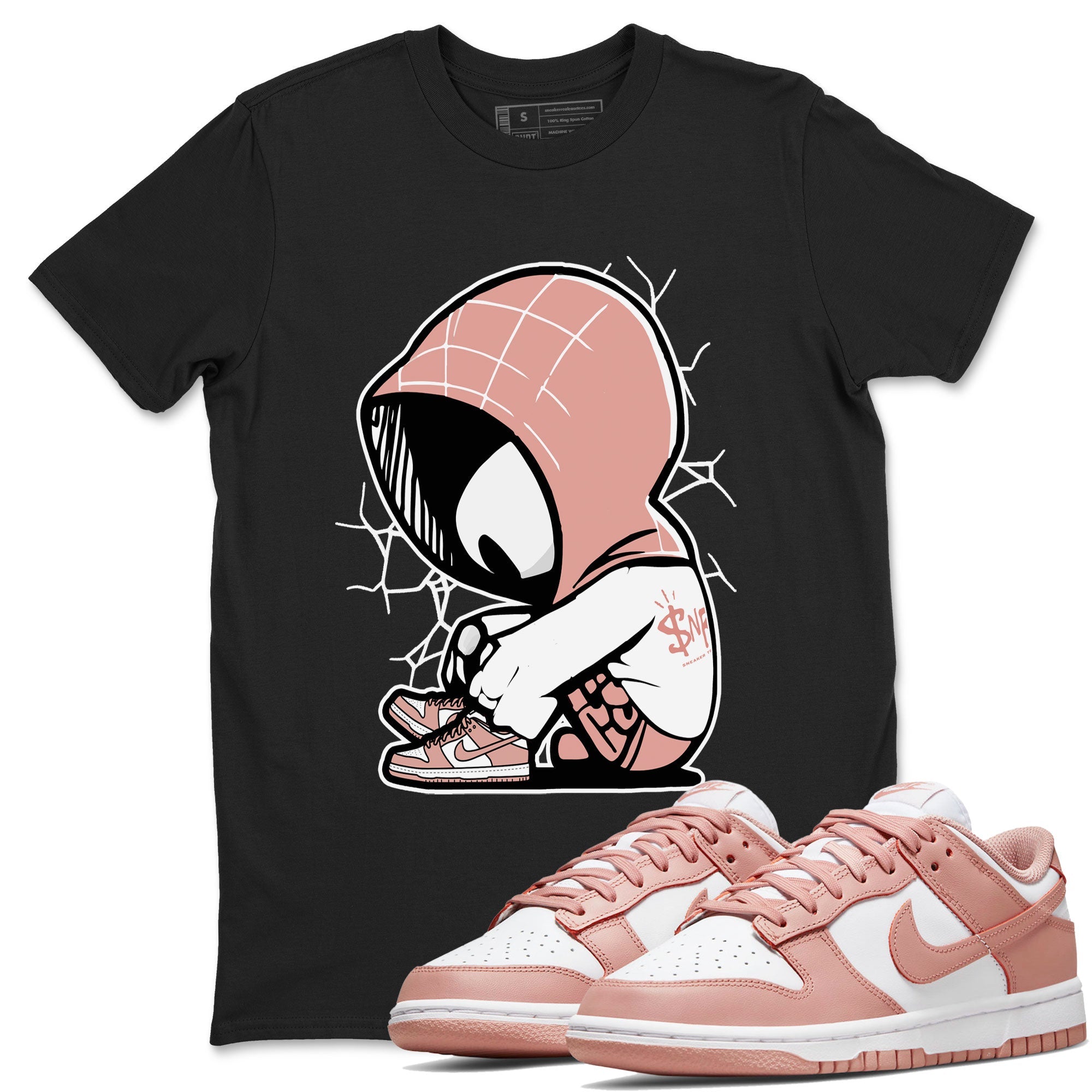 Dunk Low WMNS Rose Whisper shirt to match jordans Baby Spider sneaker tees Dunk Rose Whisper SNRT Sneaker Release Tees Casual Unisex shirts Black 1 T-Shirt