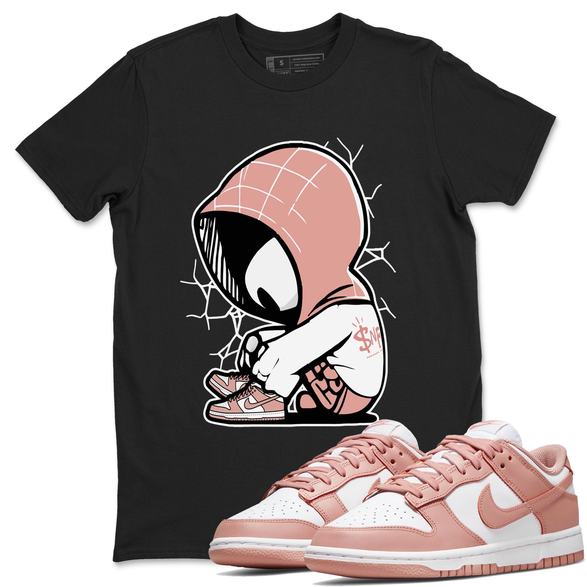 Dunk Low WMNS Rose Whisper shirt to match jordans Baby Spider sneaker tees Dunk Rose Whisper SNRT Sneaker Release Tees Casual Unisex shirts Black 1 T-Shirt
