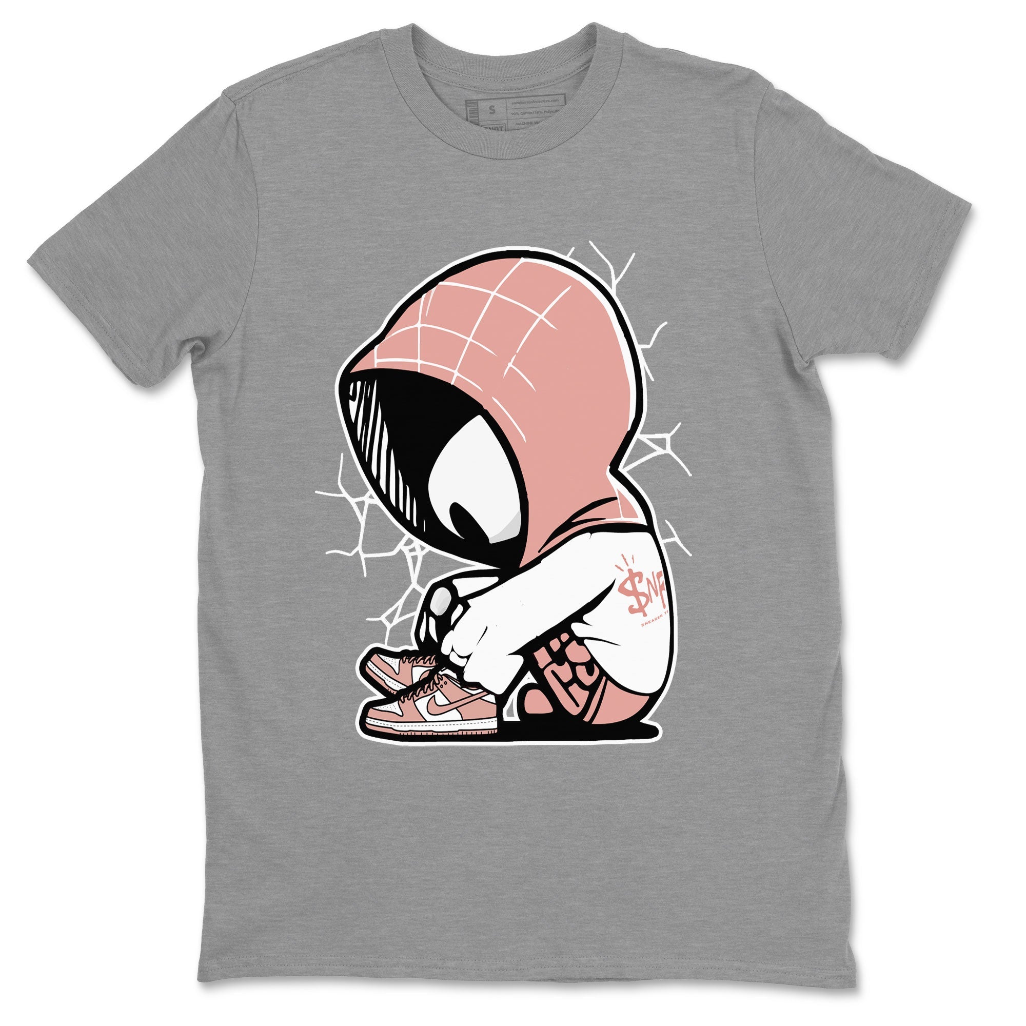 Dunk Low WMNS Rose Whisper shirt to match jordans Baby Spider sneaker tees Dunk Rose Whisper SNRT Sneaker Release Tees Casual Unisex shirts Heather Grey 2 T-Shirt
