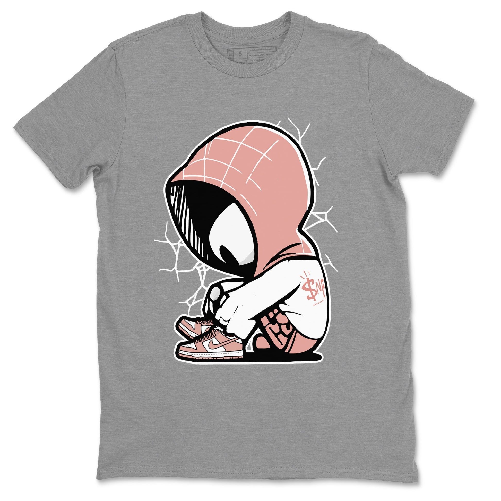 Dunk Low WMNS Rose Whisper shirt to match jordans Baby Spider sneaker tees Dunk Rose Whisper SNRT Sneaker Release Tees Casual Unisex shirts Heather Grey 2 T-Shirt