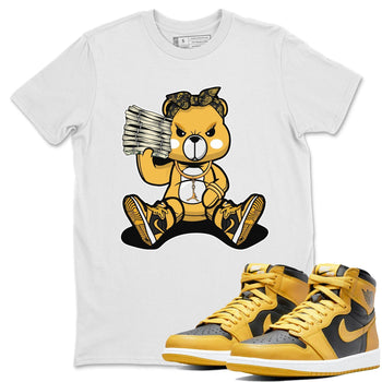 Jordan 1 Pollen Sneaker Match Tees Bad Baby Bear Sneaker Tees Jordan 1 Pollen Sneaker Release Tees Unisex Shirts