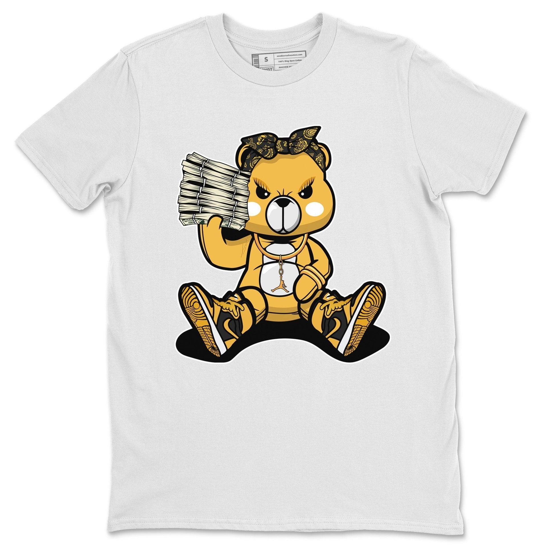 Jordan 1 Pollen Sneaker Match Tees Bad Baby Bear Sneaker Tees Jordan 1 Pollen Sneaker Release Tees Unisex Shirts