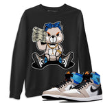 Jordan 1 Prototype Sneaker Match Tees Bad Baby bear Sneaker Tees Jordan 1 Prototype Sneaker Release Tees Unisex Shirts