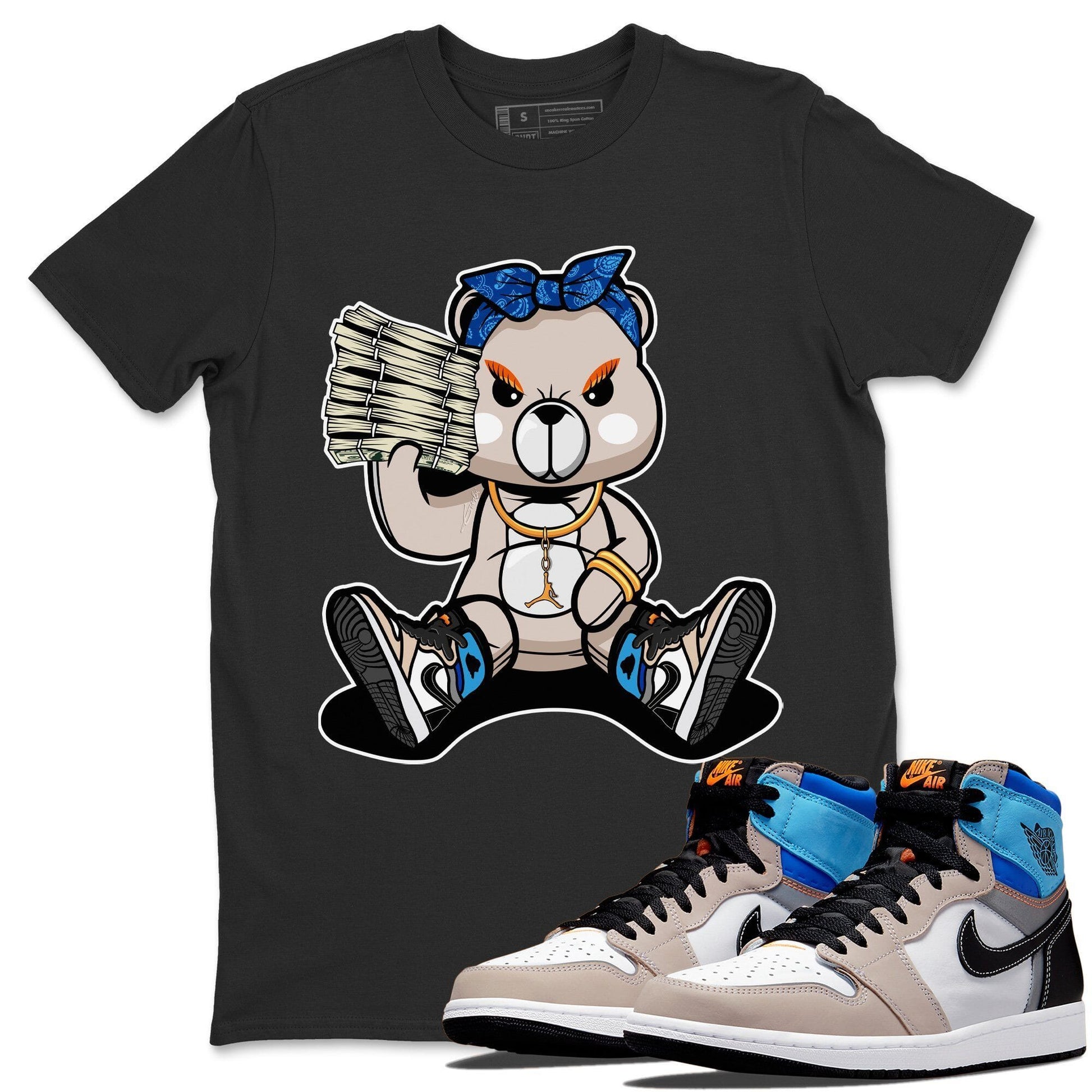 Jordan 1 Prototype Sneaker Match Tees Bad Baby bear Sneaker Tees Jordan 1 Prototype Sneaker Release Tees Unisex Shirts