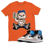 Jordan 1 Prototype Sneaker Match Tees Bad Baby bear Sneaker Tees Jordan 1 Prototype Sneaker Release Tees Unisex Shirts