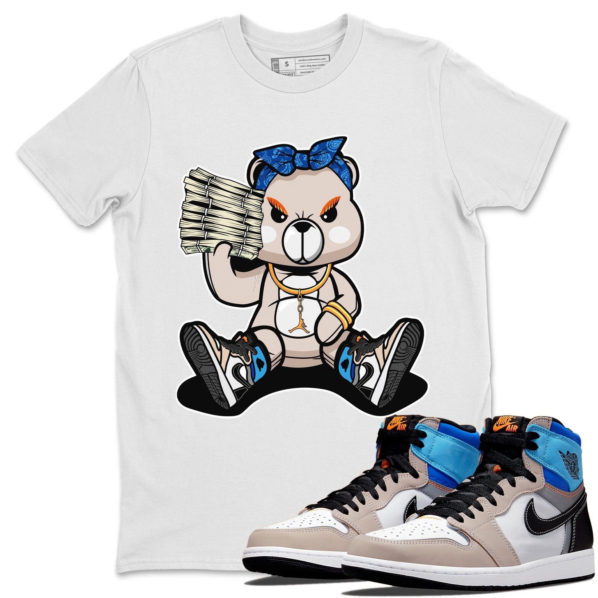 Jordan 1 Prototype Sneaker Match Tees Bad Baby bear Sneaker Tees Jordan 1 Prototype Sneaker Release Tees Unisex Shirts