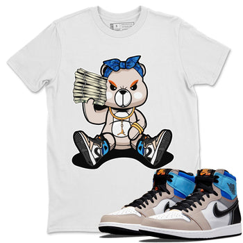 Jordan 1 Prototype Sneaker Match Tees Bad Baby bear Sneaker Tees Jordan 1 Prototype Sneaker Release Tees Unisex Shirts