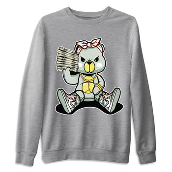 Jordan 1 Seafoam Sneaker Match Tees Bad Baby Bear Sneaker Tees Jordan 1 Seafoam Sneaker Release Tees Unisex Shirts