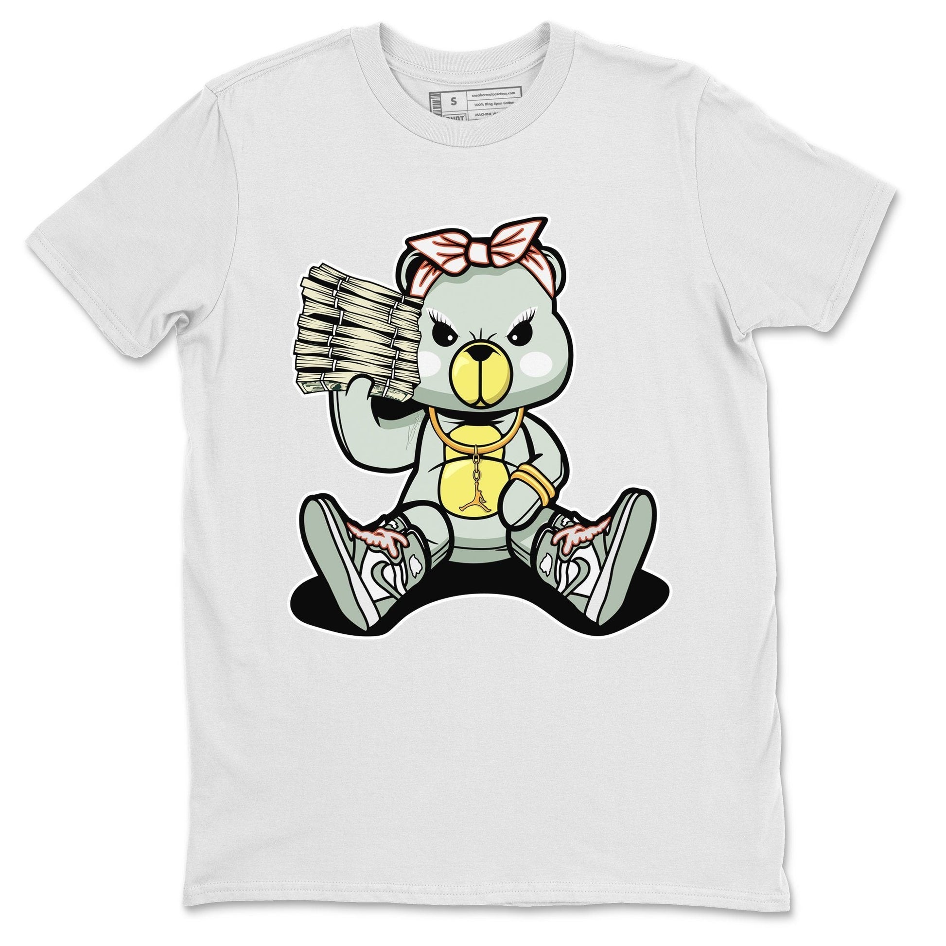 Jordan 1 Seafoam Sneaker Match Tees Bad Baby Bear Sneaker Tees Jordan 1 Seafoam Sneaker Release Tees Unisex Shirts