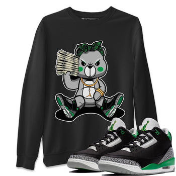 Jordan 3 Pine Green Sneaker Match Tees Bad Baby Bear Sneaker Tees Jordan 3 Pine Green Sneaker Release Tees Unisex Shirts