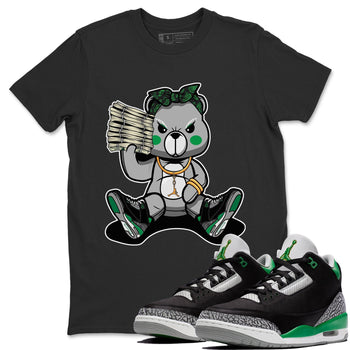 Jordan 3 Pine Green Sneaker Match Tees Bad Baby Bear Sneaker Tees Jordan 3 Pine Green Sneaker Release Tees Unisex Shirts