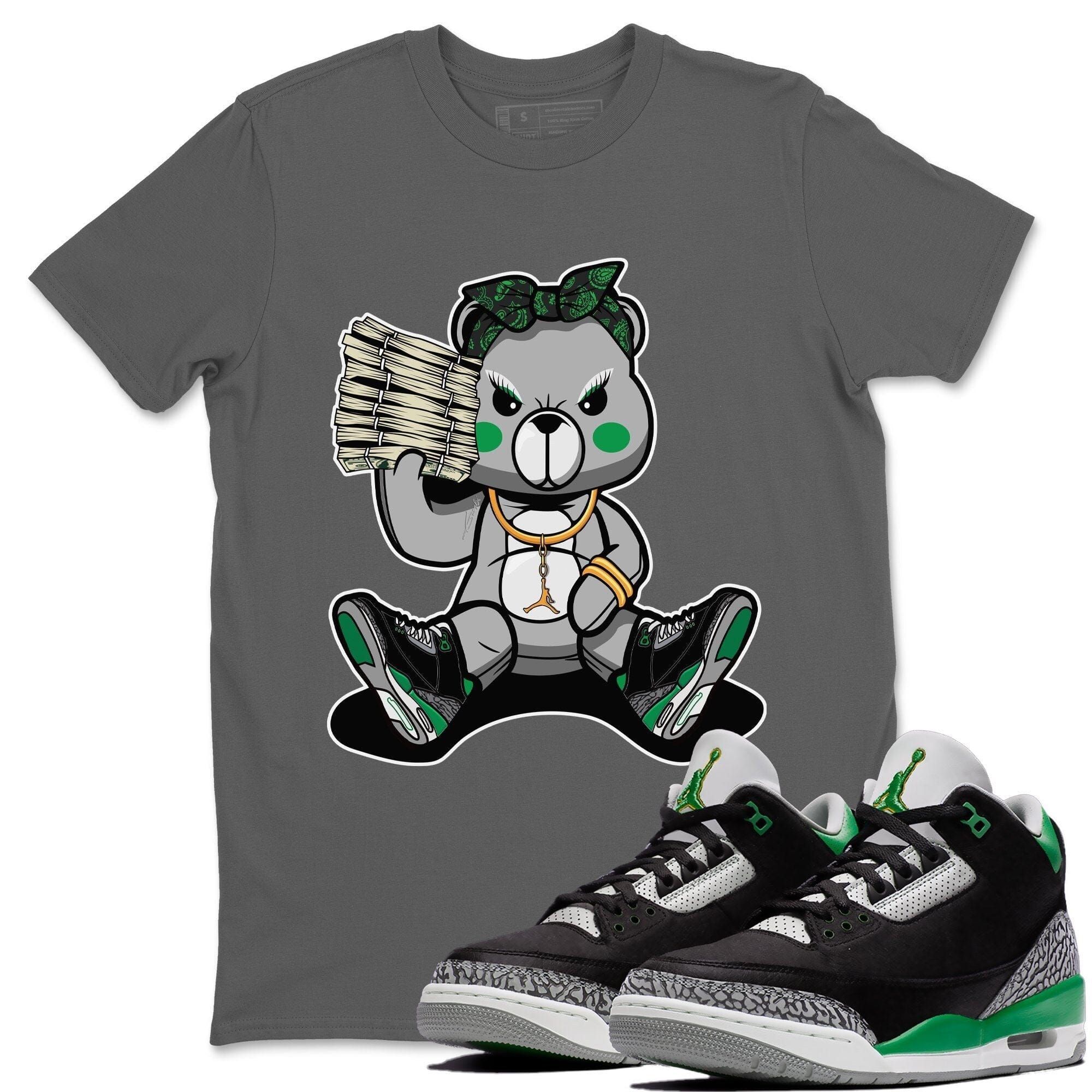 Jordan 3 Pine Green Sneaker Match Tees Bad Baby Bear Sneaker Tees Jordan 3 Pine Green Sneaker Release Tees Unisex Shirts