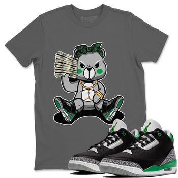 Jordan 3 Pine Green Sneaker Match Tees Bad Baby Bear Sneaker Tees Jordan 3 Pine Green Sneaker Release Tees Unisex Shirts