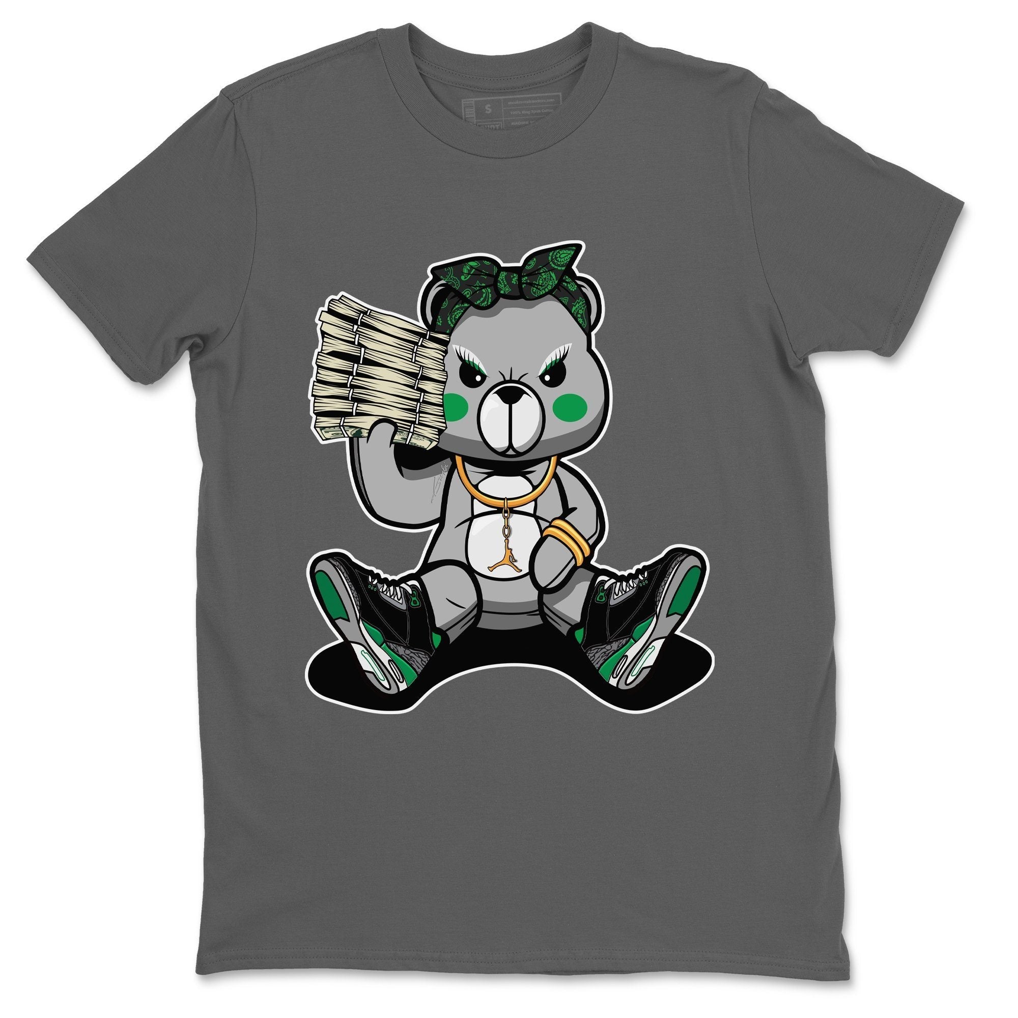 Jordan 3 Pine Green Sneaker Match Tees Bad Baby Bear Sneaker Tees Jordan 3 Pine Green Sneaker Release Tees Unisex Shirts