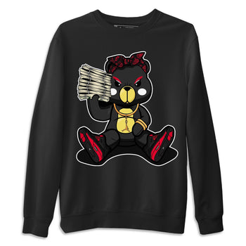 Jordan 4 Red Thunder Sneaker Match Tees Bad Baby Bear Sneaker Tees Jordan 4 Red Thunder Sneaker Release Tees Unisex Shirts