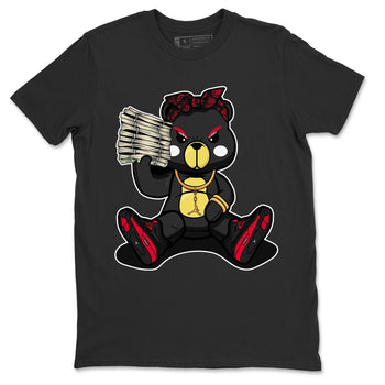 Jordan 4 Red Thunder Sneaker Match Tees Bad Baby Bear Sneaker Tees Jordan 4 Red Thunder Sneaker Release Tees Unisex Shirts