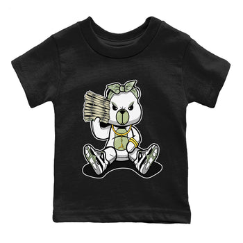 Jordan 4 Seafoam Sneaker Match Tees Bad Baby Bear Sneaker Tees Jordan 4 Seafoam Sneaker Release Tees Kids Shirts
