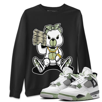 Jordan 4 Seafoam Sneaker Match Tees Bad Baby Bear Sneaker Tees Jordan 4 Seafoam Sneaker Release Tees Unisex Shirts