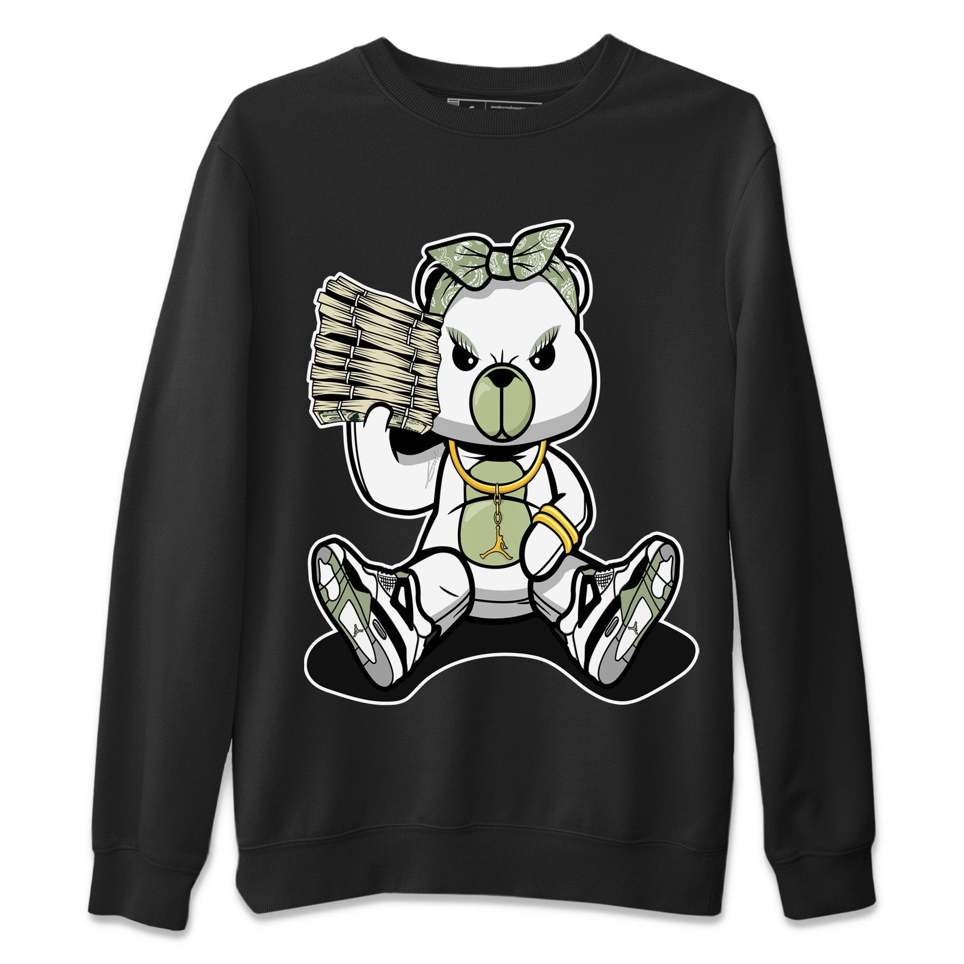 Jordan 4 Seafoam Sneaker Match Tees Bad Baby Bear Sneaker Tees Jordan 4 Seafoam Sneaker Release Tees Unisex Shirts