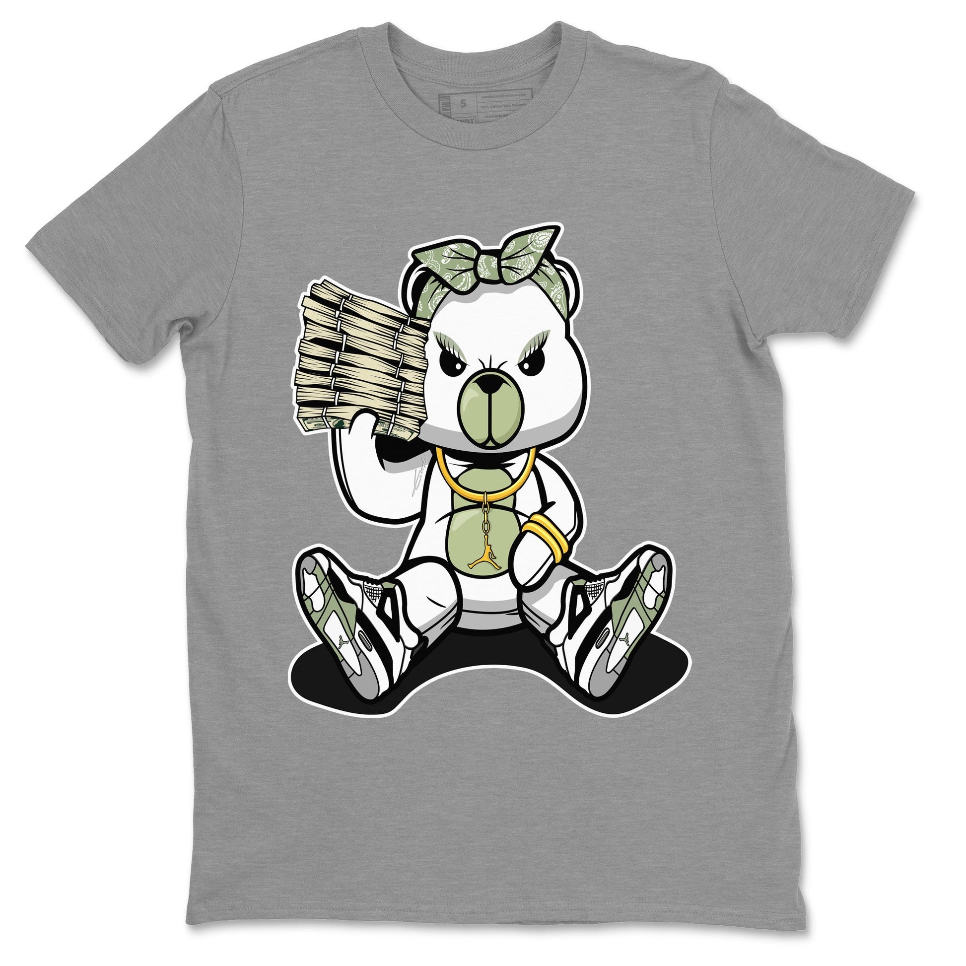 Jordan 4 Seafoam Sneaker Match Tees Bad Baby Bear Sneaker Tees Jordan 4 Seafoam Sneaker Release Tees Unisex Shirts