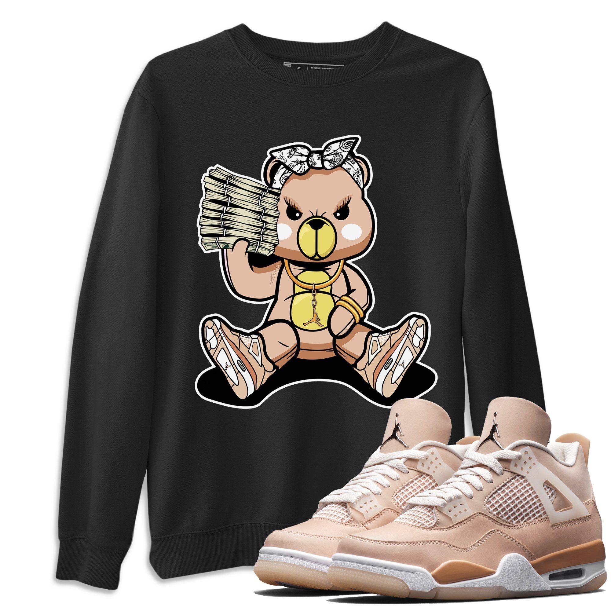 Jordan 4 Shimmer Sneaker Match Tees Bad Baby Bear Sneaker Tees Jordan 4 Shimmer Sneaker Release Tees Unisex Shirts