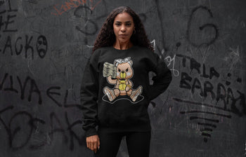Jordan 4 Shimmer Sneaker Match Tees Bad Baby Bear Sneaker Tees Jordan 4 Shimmer Sneaker Release Tees Unisex Shirts