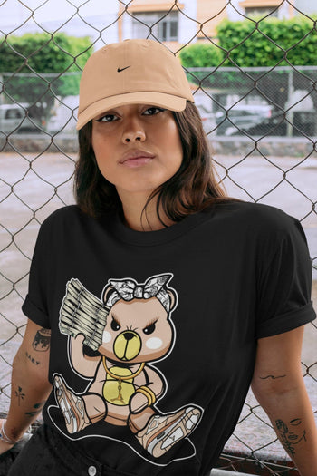 Jordan 4 Shimmer Sneaker Match Tees Bad Baby Bear Sneaker Tees Jordan 4 Shimmer Sneaker Release Tees Unisex Shirts