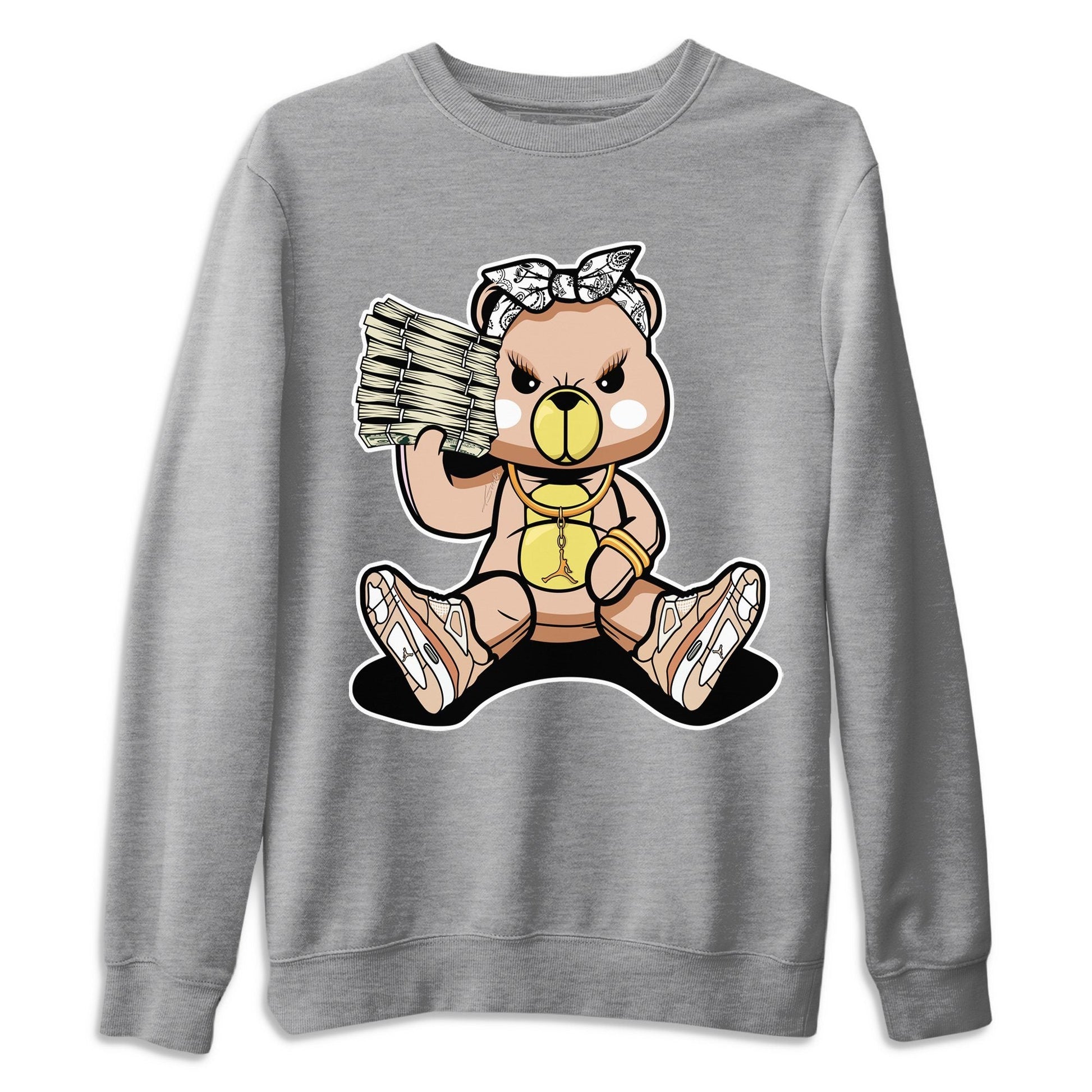 Jordan 4 Shimmer Sneaker Match Tees Bad Baby Bear Sneaker Tees Jordan 4 Shimmer Sneaker Release Tees Unisex Shirts
