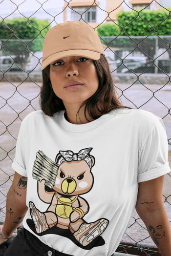 Jordan 4 Shimmer Sneaker Match Tees Bad Baby Bear Sneaker Tees Jordan 4 Shimmer Sneaker Release Tees Unisex Shirts