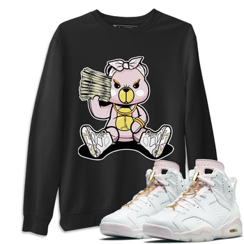Jordan 6 Gold Hoops Sneaker Match Tees Bad Baby Bear Sneaker Tees Jordan 6 Gold Hoops Sneaker Release Tees Unisex Shirts