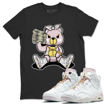 Jordan 6 Gold Hoops Sneaker Match Tees Bad Baby Bear Sneaker Tees Jordan 6 Gold Hoops Sneaker Release Tees Unisex Shirts
