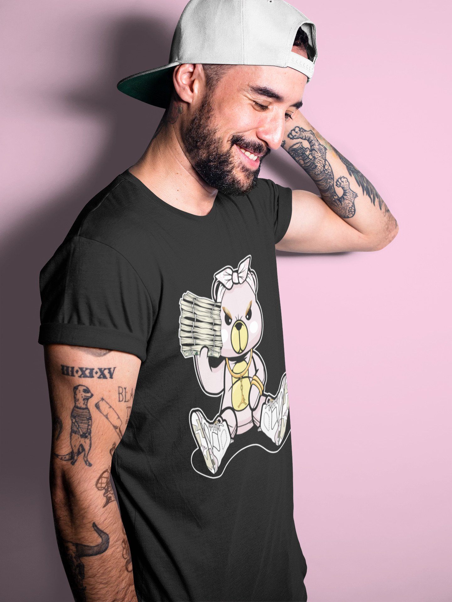 Jordan 6 Gold Hoops Sneaker Match Tees Bad Baby Bear Sneaker Tees Jordan 6 Gold Hoops Sneaker Release Tees Unisex Shirts