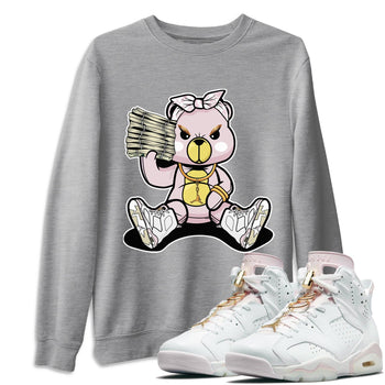 Jordan 6 Gold Hoops Sneaker Match Tees Bad Baby Bear Sneaker Tees Jordan 6 Gold Hoops Sneaker Release Tees Unisex Shirts