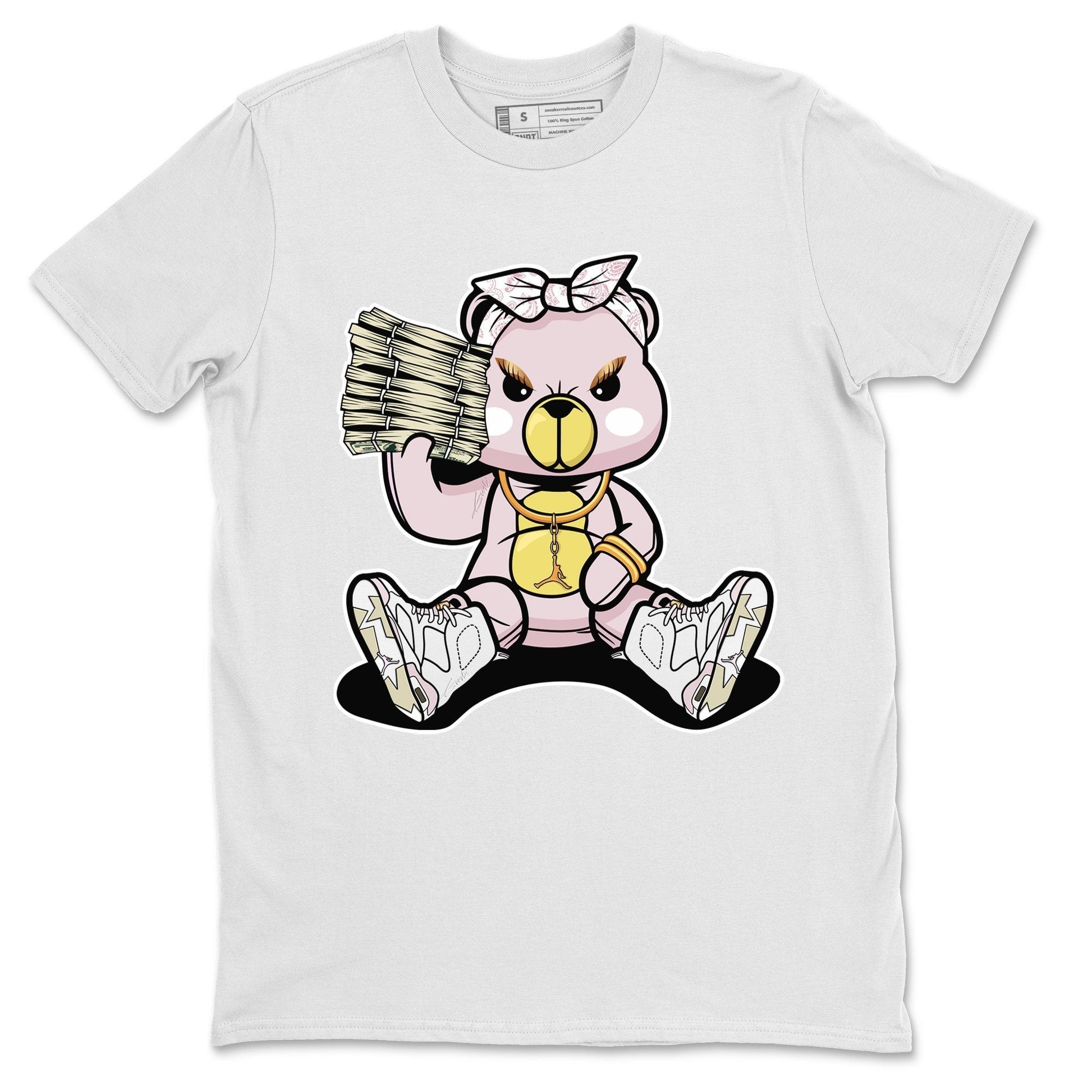 Jordan 6 Gold Hoops Sneaker Match Tees Bad Baby Bear Sneaker Tees Jordan 6 Gold Hoops Sneaker Release Tees Unisex Shirts