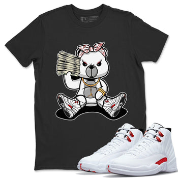 Jordan 12 Twist Sneaker Match Tees Bad Baby Bear Sneaker Tees Jordan 12 Twist Sneaker Release Tees Unisex Shirts