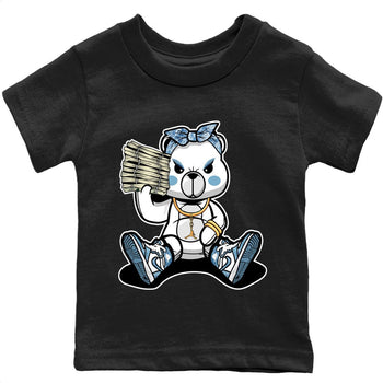 Jordan 1 Denim Sneaker Match Tees Bad Baby Bear Sneaker Tees Jordan 1 Denim Sneaker Release Tees Kids Shirts