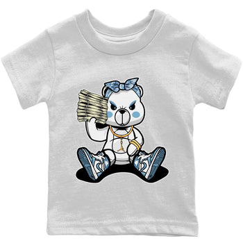 Jordan 1 Denim Sneaker Match Tees Bad Baby Bear Sneaker Tees Jordan 1 Denim Sneaker Release Tees Kids Shirts