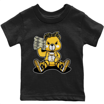 Jordan 1 Pollen Sneaker Match Tees Bad Baby Bear Sneaker Tees Jordan 1 Pollen Sneaker Release Tees Kids Shirts