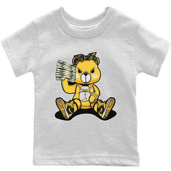 Jordan 1 Pollen Sneaker Match Tees Bad Baby Bear Sneaker Tees Jordan 1 Pollen Sneaker Release Tees Kids Shirts