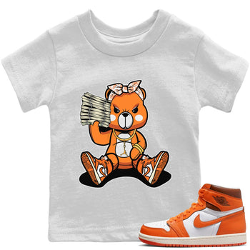 Jordan 1 Starfish Sneaker Match Tees Bad Baby Bear Sneaker Tees Jordan 1 Starfish Sneaker Release Tees Kids Shirts