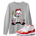 Jordan 11 Cherry Sneaker Match Tees Bad Baby Bear Sneaker Tees Jordan 11 Cherry Sneaker Release Tees Unisex Shirts