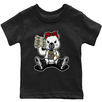 Jordan 12 Playoffs Sneaker Match Tees Bad Baby Bear Sneaker Tees Jordan 12 Playoffs Sneaker Release Tees Kids Shirts