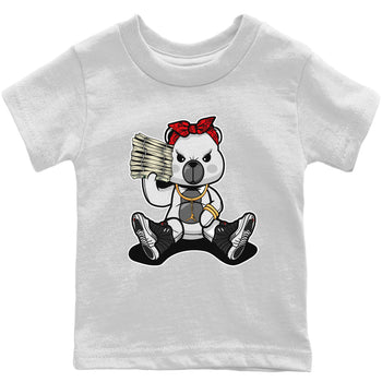Jordan 12 Playoffs Sneaker Match Tees Bad Baby Bear Sneaker Tees Jordan 12 Playoffs Sneaker Release Tees Kids Shirts
