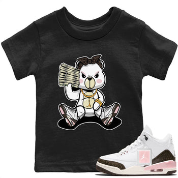 Jordan 3 Atmosphere Sneaker Match Tees Bad Baby Bear Sneaker Tees Jordan 3 Atmosphere Sneaker Release Tees Kids Shirts