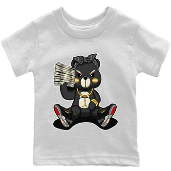 Jordan 3 Black Gold Sneaker Match Tees Bad Baby Bear Sneaker Tees Jordan 3 Black Gold Sneaker Release Tees Kids Shirts