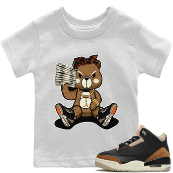 Jordan 3 Desert Elephant Sneaker Match Tees Bad Baby Bear Sneaker Tees Jordan 3 Desert Elephant Sneaker Release Tees Kids Shirts